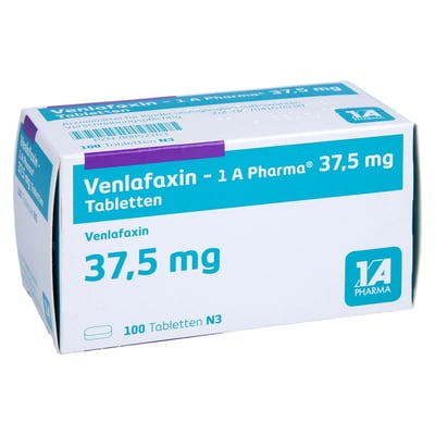 Venlafaxin-1A Pharma 37,5 mg Produktbild 1