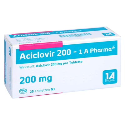 Aciclovir 200-1A Pharma Produktbild 1