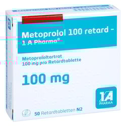 Metoprolol 100 retard-1A Pharma