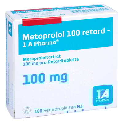 Metoprolol 100 retard-1A Pharma