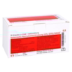 Isotonische NaCl Lösung 0,9% Eifelfango Inj.-Lsg.