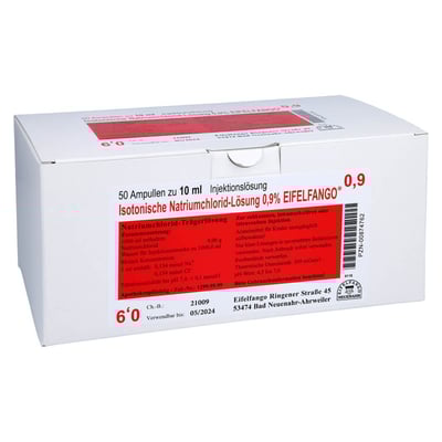 Isotonische Natriumchlorid-Lösung 0.9% EIFELFANGO