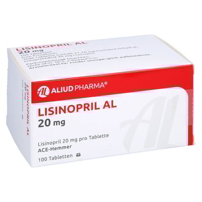 Lisinopril AL 20 mg