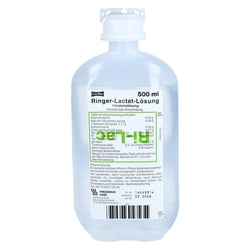 Ringer Lactat Lösung Plastik Infusionslösung