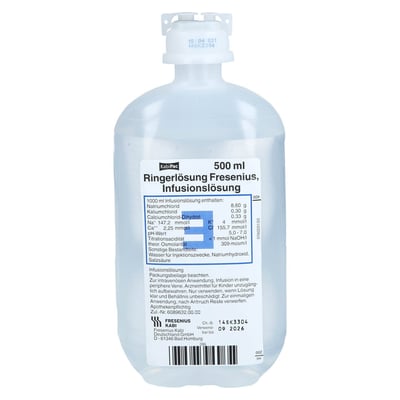 Ringer Lösung Fresenius Plastik