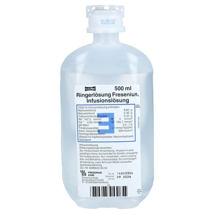 Ringer Lösung Fresenius Plastik