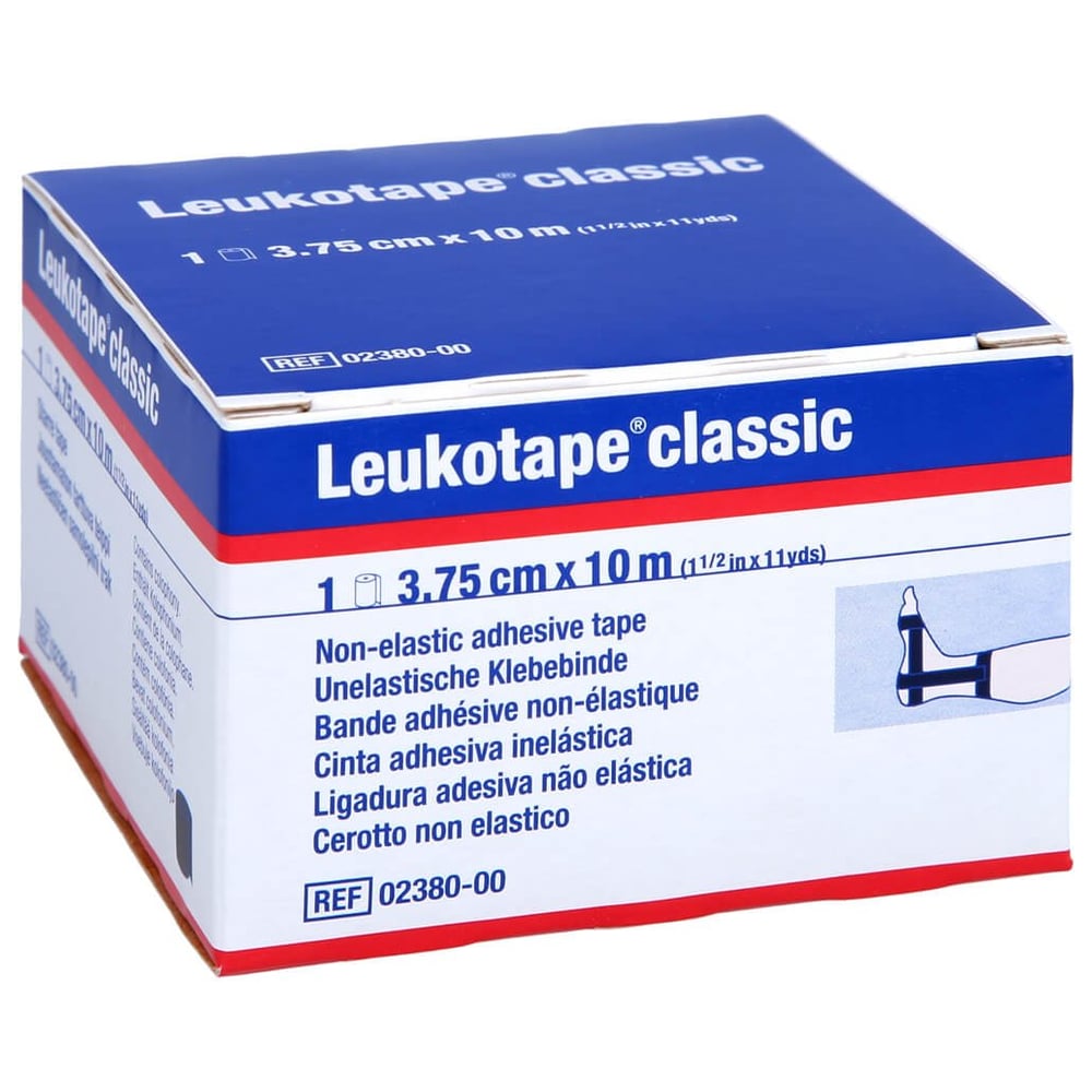 Leukotape classic 3.75cmx10m schwarz Rolle