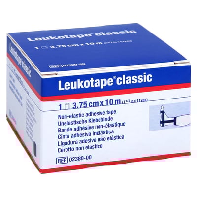 Leukotape classic 3.75cmx10m schwarz Rolle