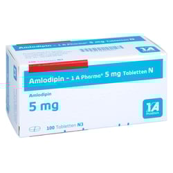 Amlodipin - 1 A Pharma 5mg Tabletten N