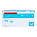 Amlodipin-1A Pharma 7,5 mg N