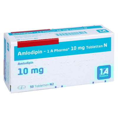 Amlodipin - 1 A Pharma 10mg Tabletten N