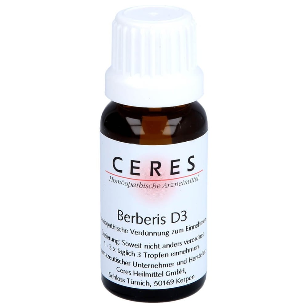 Berberis D3, Homöopathische Verdünnung zum Einnehmen