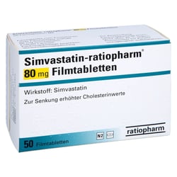 Simvastatin-ratiopharm 80 mg