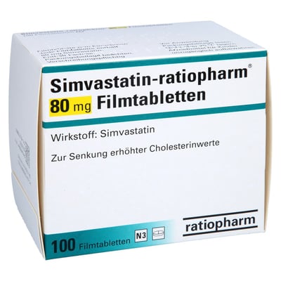 Simvastatin-ratiopharm 80 mg