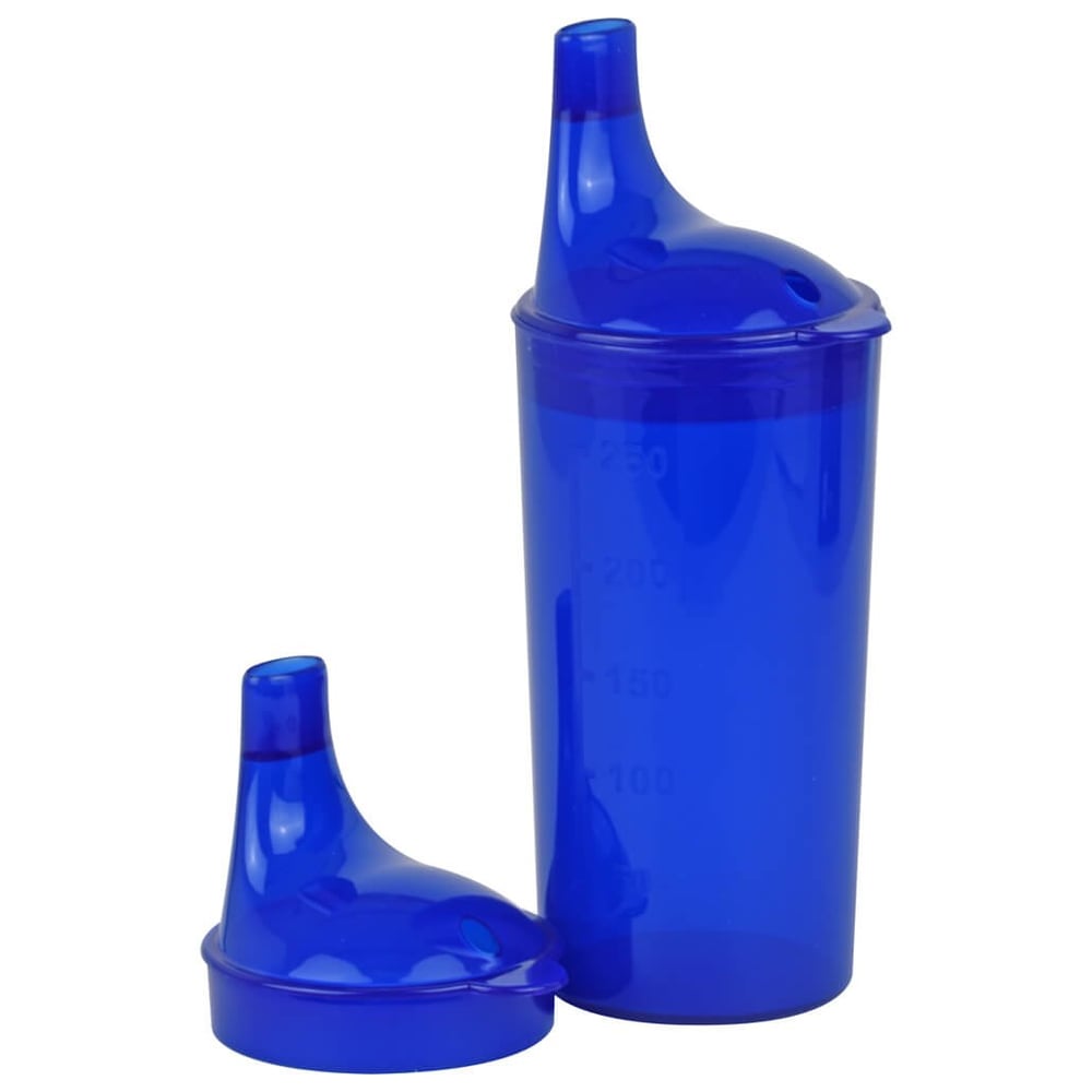 Trinkbecher M 2 Deckel Bla