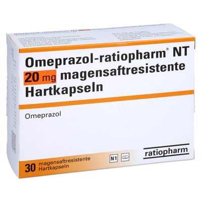 Omeprazol-ratiopharm NT 20 mg