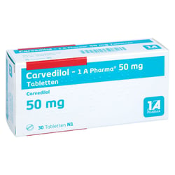 Carvedilol-1A Pharma 50 mg