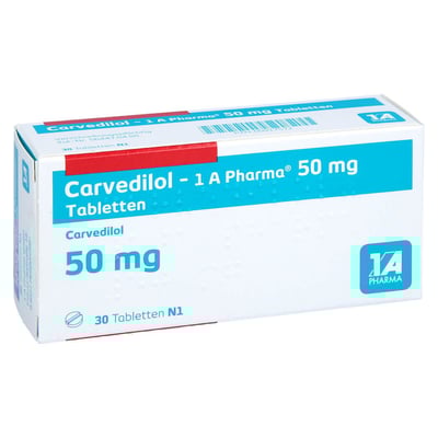 Carvedilol-1A Pharma 50 mg