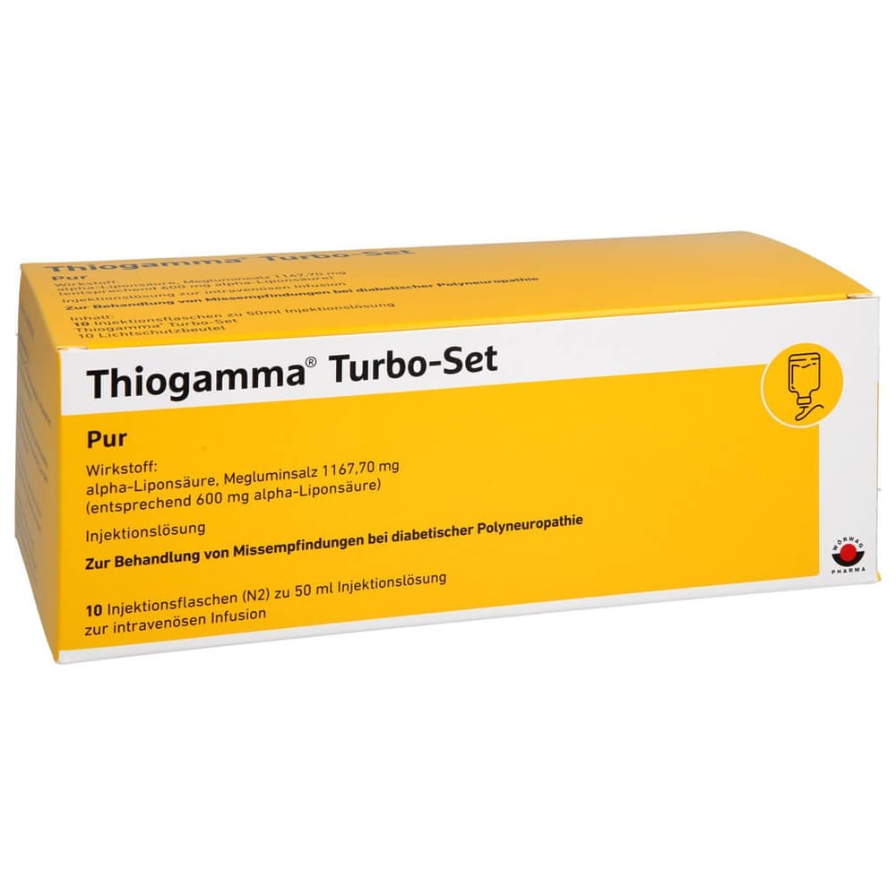 Thiogamma Turbo Set Pur Injektionsflaschen
