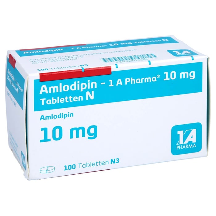 Amlodipin-1A Pharma 10mg N