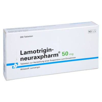 Lamotrigin-neuraxpharm 50 mg suspendierbare Tabletten