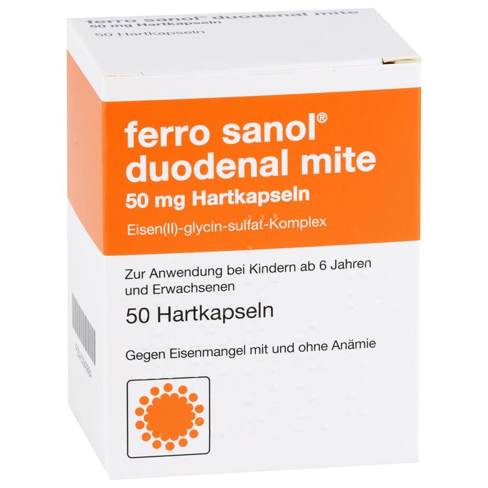 Ferro sanol duodenal mite 50 mg