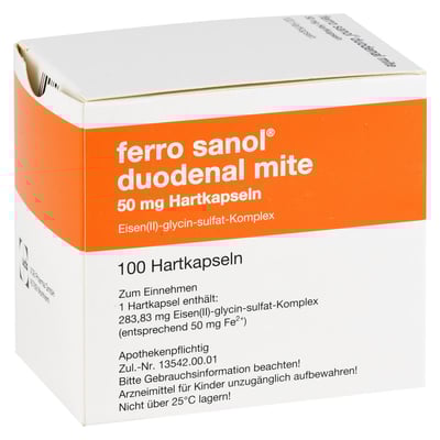 Ferro sanol duodenal mite 50 mg