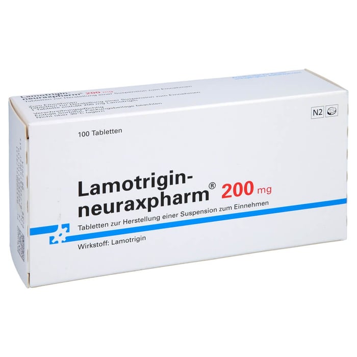 Lamotrigin-neuraxpharm 200mg suspendierbare Tabletten