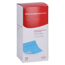 Saugkompressen unsteril 10x10 cm Draco