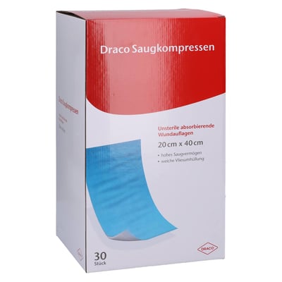 Saugkompressen unsteril 20x40 cm Draco Produktbild 1