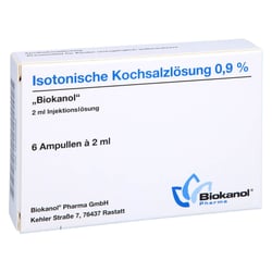 Isotonische Kochsalzlösung 0.9% Biokanol