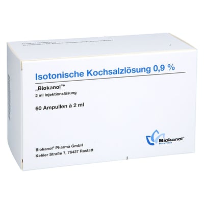 Isotonische Kochsalzlösung 0.9% Biokanol