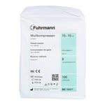 Mullkompressen 10x10 cm unsteril 8-fach Fuhrmann