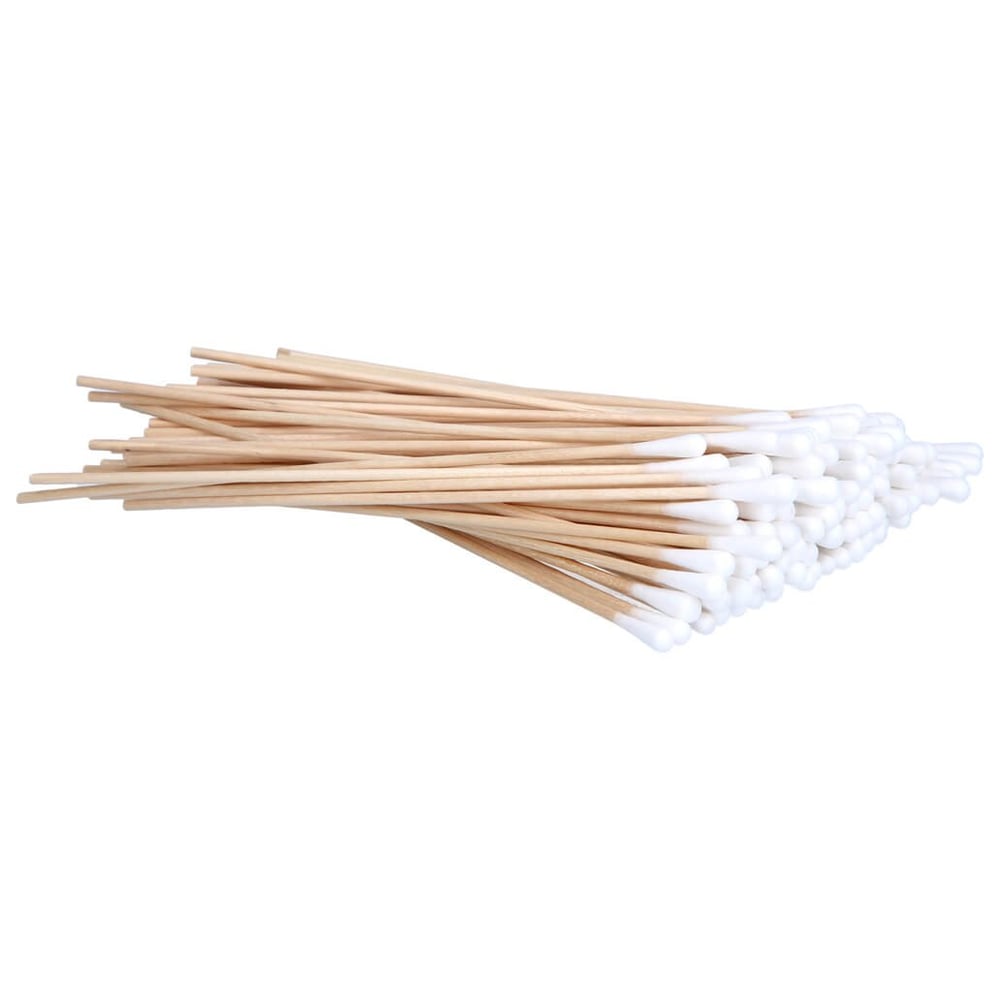 Wattestäbchen Holz kleiner Kopf 15 cm