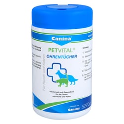 Petvital Feuchttücher f.Ohren vet.