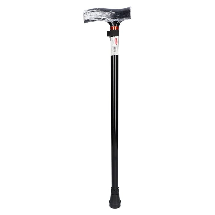 Gehstock Alu höhenverstellbar schwarz