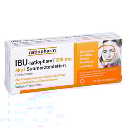 IBU-ratiopharm 200 mg akut Schmerztabletten