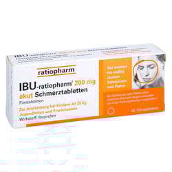 IBU-ratiopharm 200 mg akut Schmerztabletten