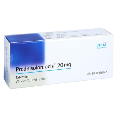 Prednisolon acis 20mg