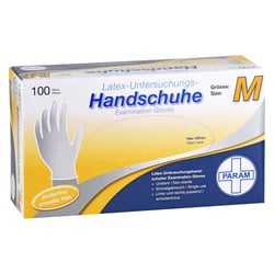 Einmal Handschuhe Latex puderfrei M