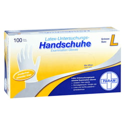 Einmal Handschuhe Latex puderfrei L