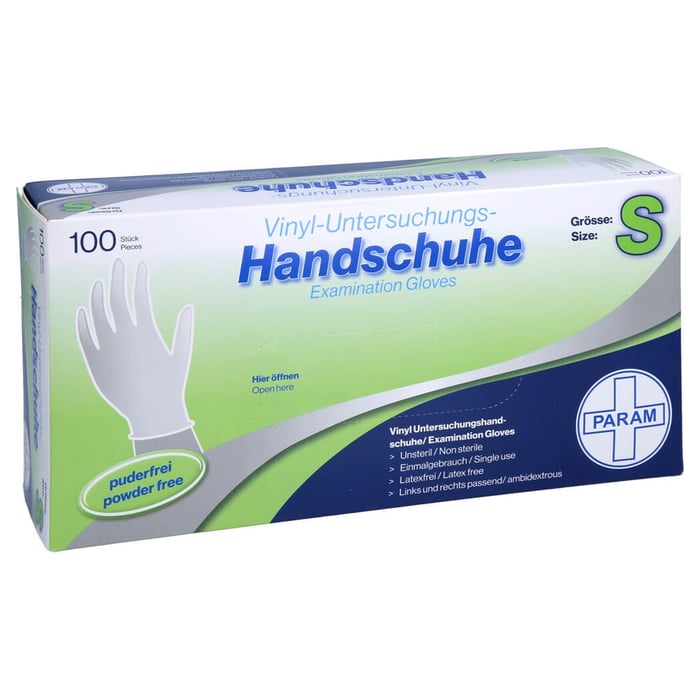 Einmal Handschuhe Vinyl puderfrei S