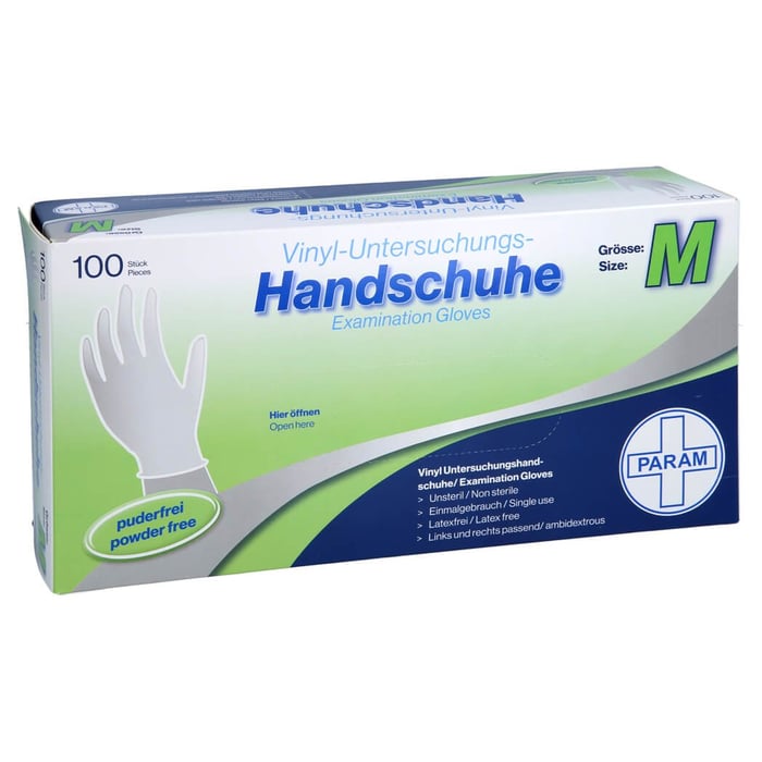 Einmal Handschuhe Vinyl puderfrei M