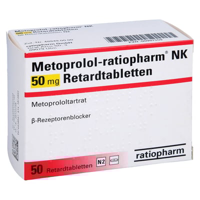 Metoprolol-ratiopharm NK 50 mg