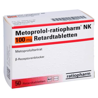 Metoprolol-ratiopharm NK 100 mg