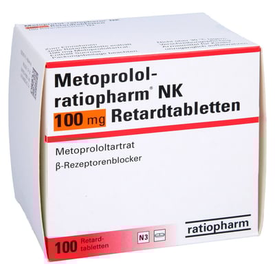 Metoprolol-ratiopharm NK 100 mg