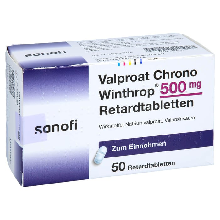VALPROAT chrono Winthrop 500 mg Retardtabletten