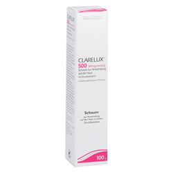 Clarelux 500Mikrogramm/g Schaum Anwendung Haut