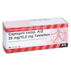 Captopril comp. AbZ 25 mg/12,5 mg