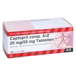Captopril comp. AbZ 25 mg/25 mg